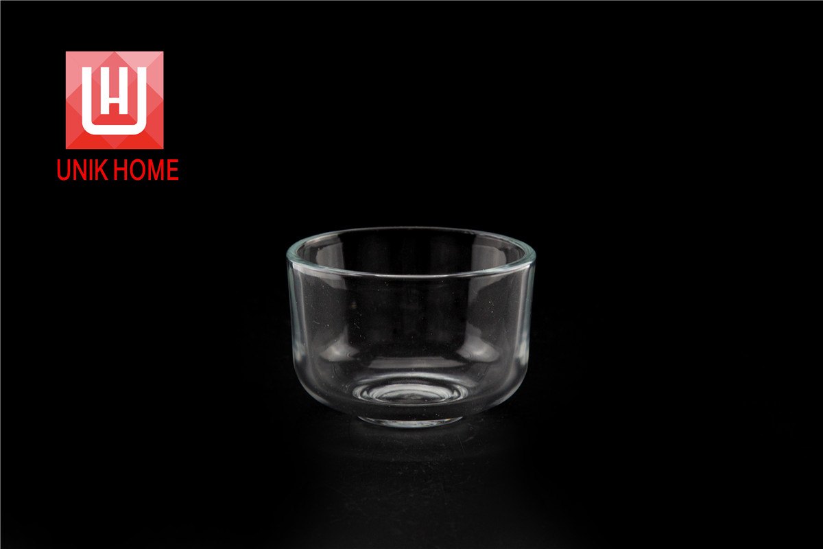 UNIK HOME Heat Resistant Single Wall Transparent Water Glass Cup Tea Glassware For Home Using