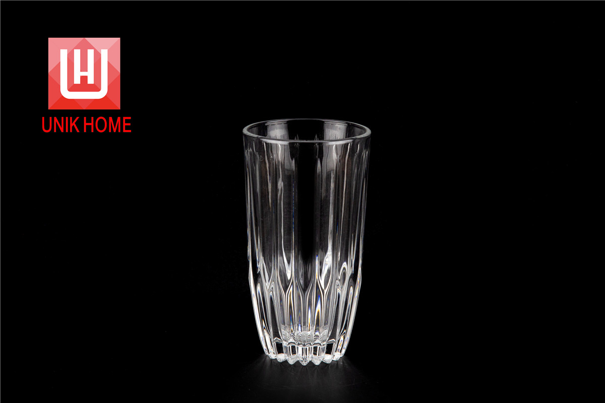 UNIK HOME Water Glass Cup Heat Resistant High Quality Glass Drinking Beer Mug Tumbler For Home Using