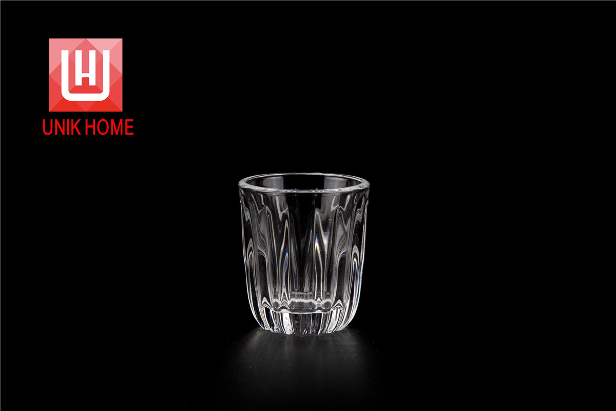 UNIK HOME Small Size Traditional Design Glassware High Borosilicate Glass Wine Cup Drinking Mug For Tea