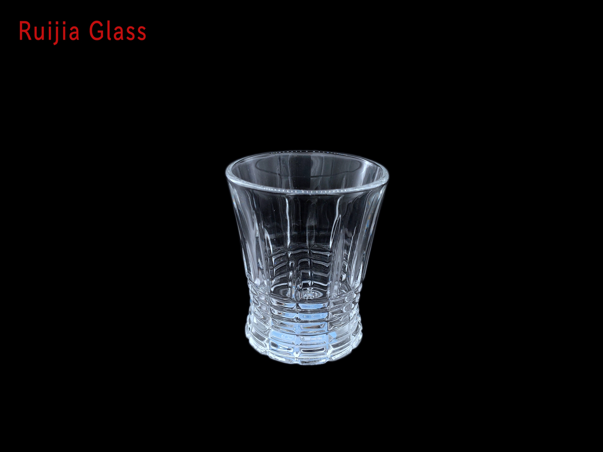 RUIJIA GLASS Copo de Vidro de Para uísque em Relevo Cristalino Borda Dourada Transparente Café Leite Chá Caneca Bar Doméstico Copos de Vidro Casal RJCB317