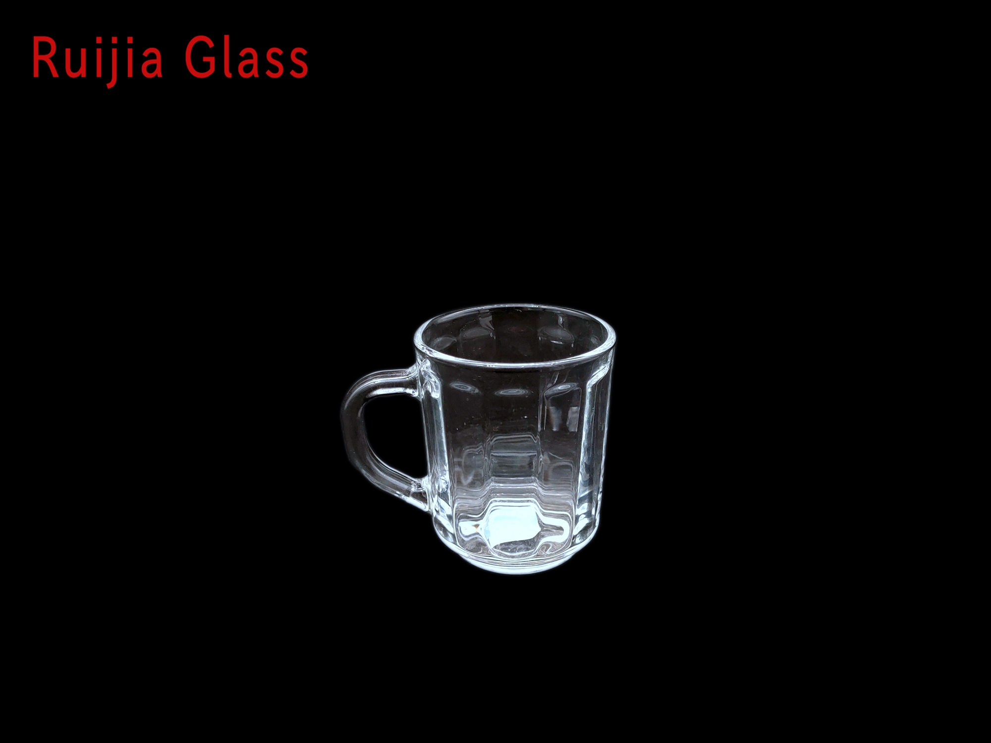 RUIJIA GLASS Transparente glass mug drink glass cup for gift home heat-resistant drinking cup wine glass bar cafe office glassware Drinkware RJCB24