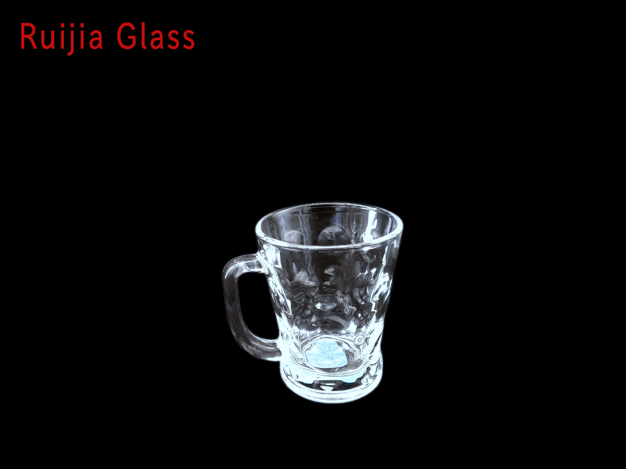 RUIJIA GLASS Caneca de Vidro Transparente Vendas Diretas da Fábrica Produtos de Vidro de Alta Qualidade Caneca Promocional RJCB207