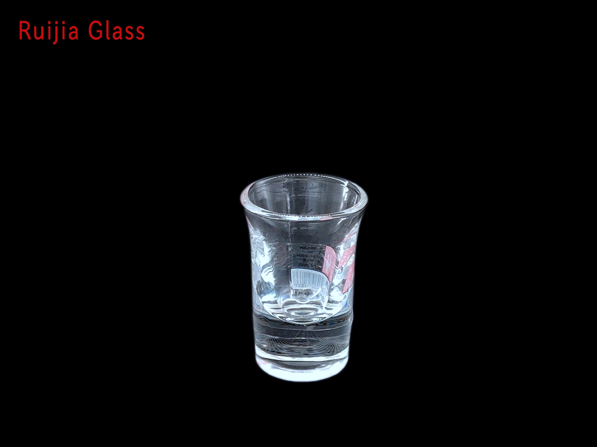 RUIJIA GLASS Copo de Whisky Vodka de 25 ml Copo de Licor Barato com Fundo Espresso RJCBY302