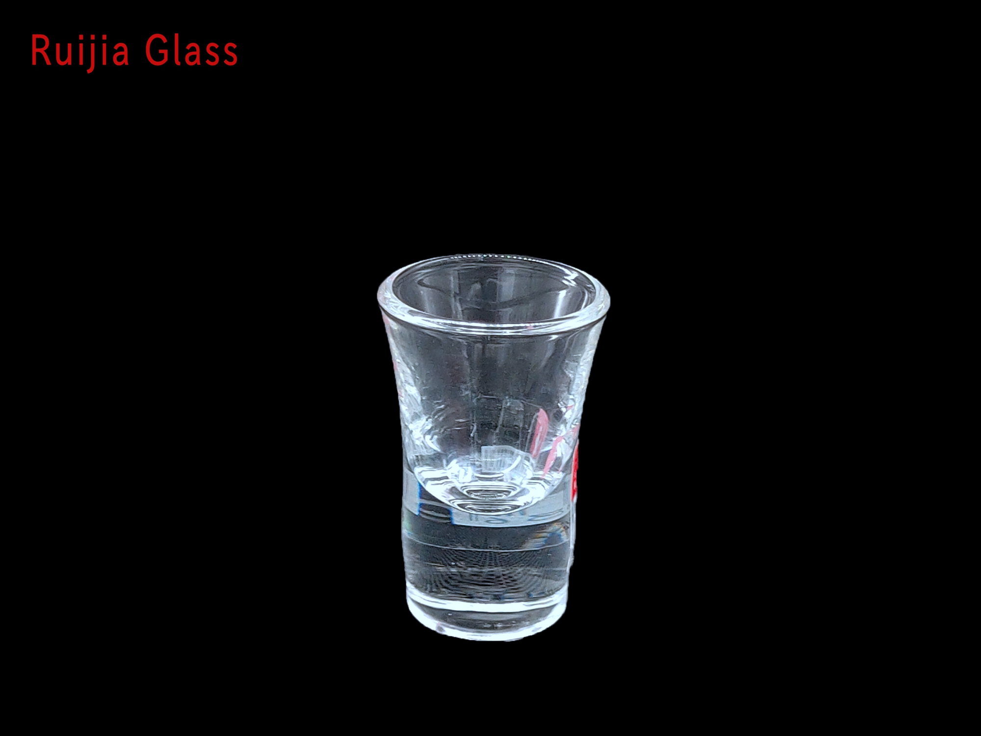 RUIJIA GLASS Copo Redondo de Whisky OEM de 25 ml Copo de Licor Para Shot RJCBY309