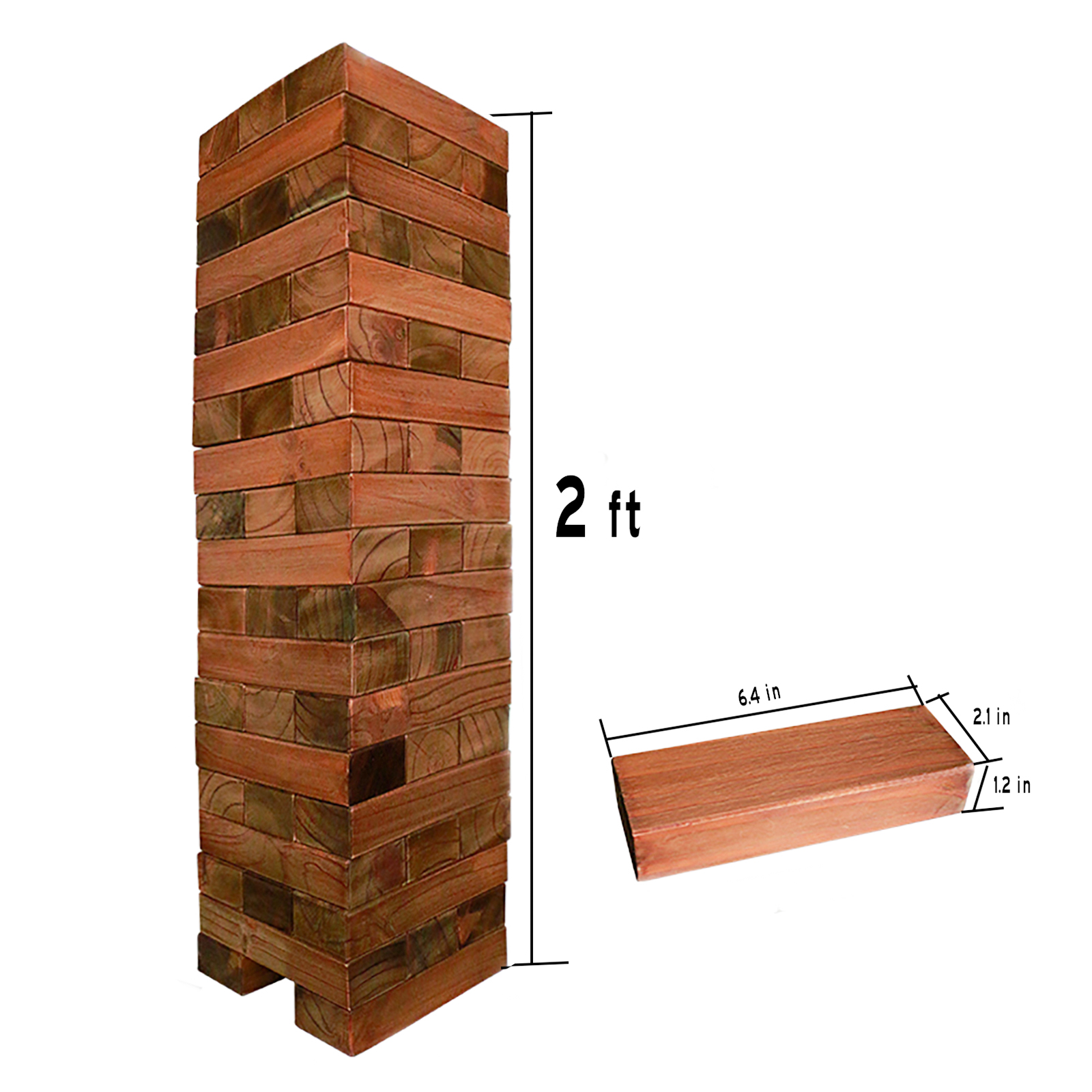 Giant Tumbling Wooden Block S01-3023-C