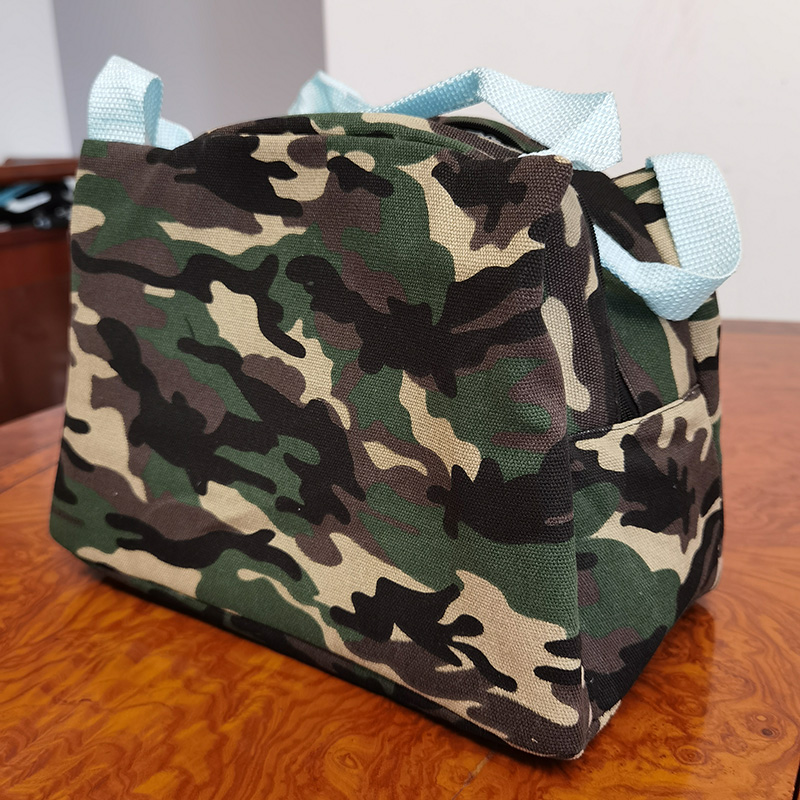 WBL-022-camouflage Canvas lunch box