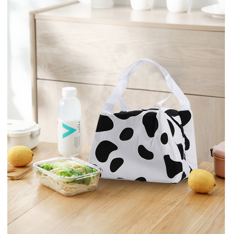 WBL-022-cowspot Canvas lunch box