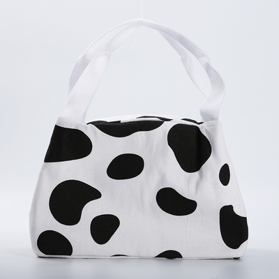 WBL-022-cowspot Canvas lunch box