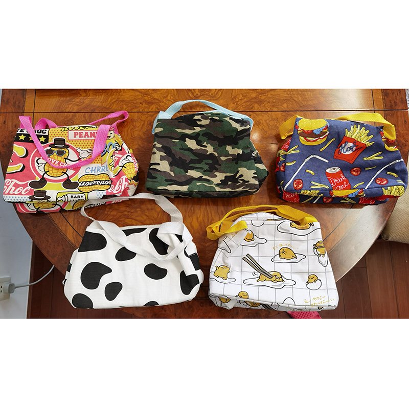 WBL-022-snacks Canvas lunch box