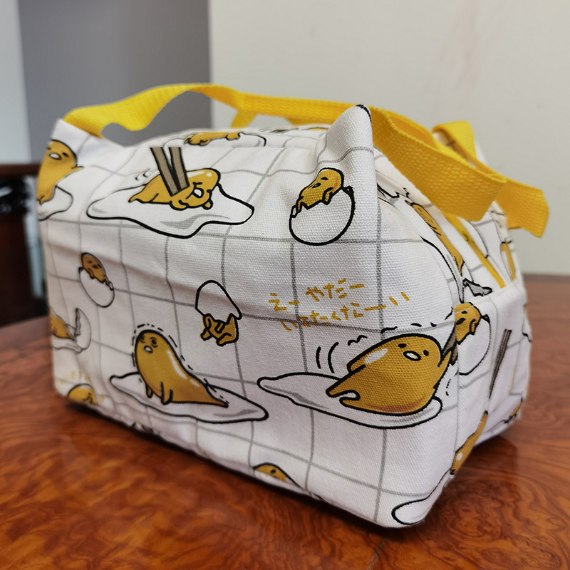 WBL-022-egg Canvas lunch box