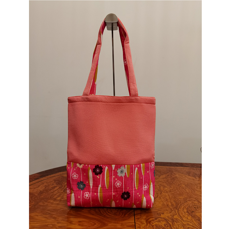 WBL-030-pink Crepe tote bag