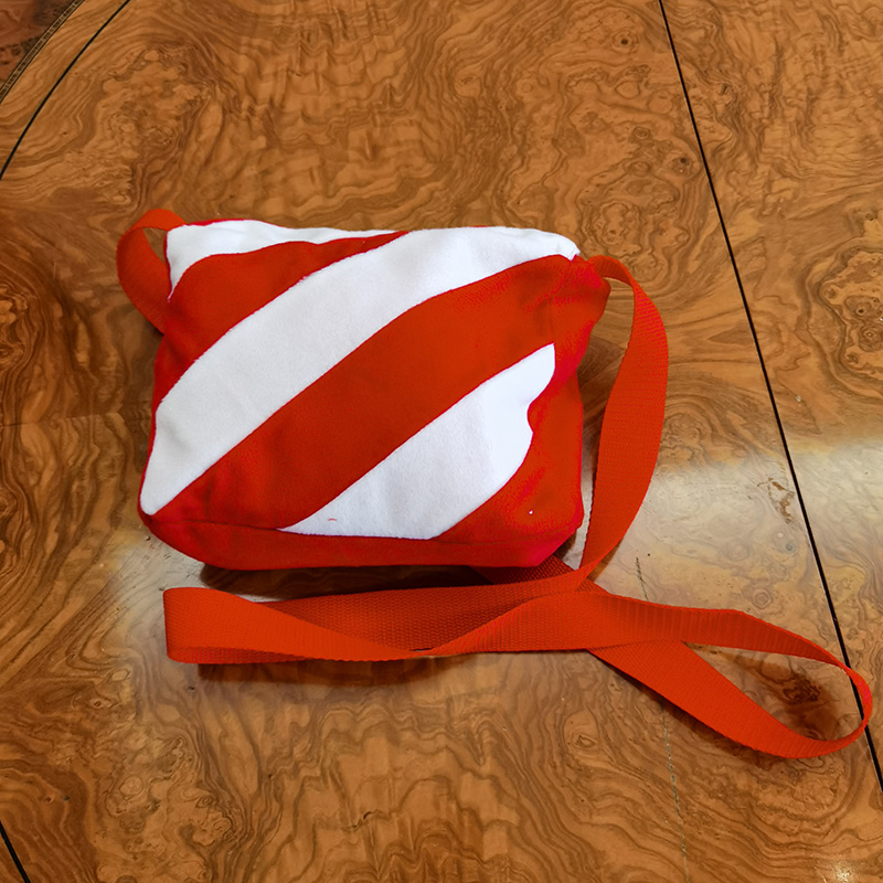 WBL-041 Red-white stripe bag