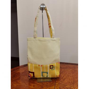 WBL-030-yellow Crepe tote bag