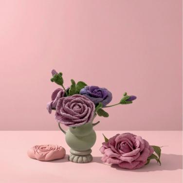 Handmade Crochet Bouquet(Vase Not Included)