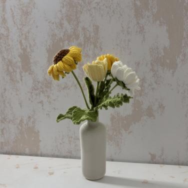 Handmade Crochet Bouquet(Vase Not Included)