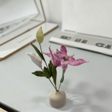 Handmade Crochet Bouquet(Vase Not Included)
