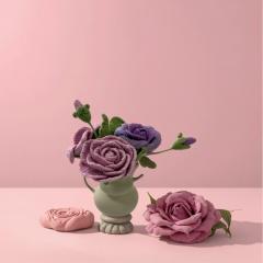 Handmade Crochet Bouquet(Vase Not Included)