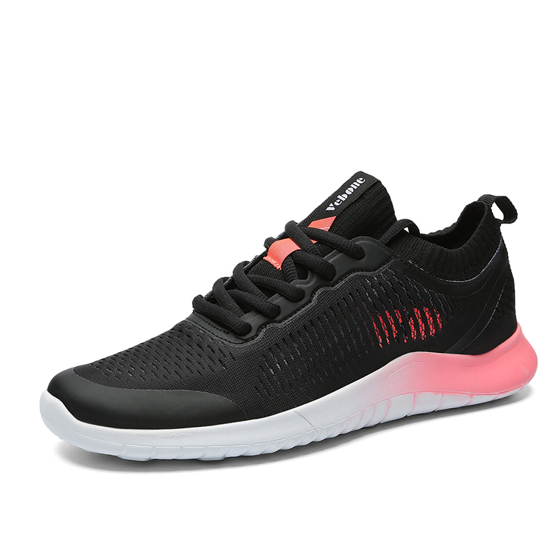 Lady Breathable Soft Jacquard Engineering Mesh Women Casual Shoes Athletics Shoes