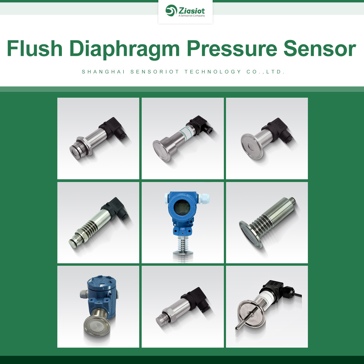 PT216AS/PT216AH/PT216AM Flush Diaphragm Sillcon Pressure Sensor Transmitter