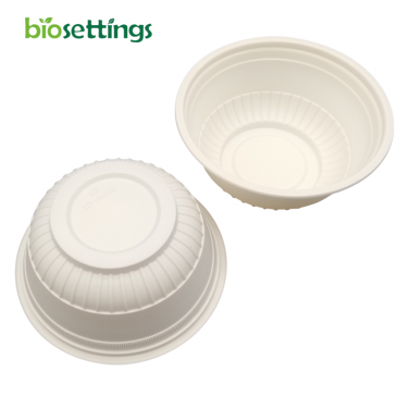 Biodegradable Disposable Cornstarch Salad Bowls