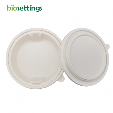1200ml Disposable Eco-friendly Cornstarch Bowls for Food Salad Dessert