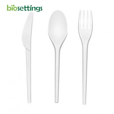 Disposable Biodegradable Compostable 6 Inch CPLA Cutlery