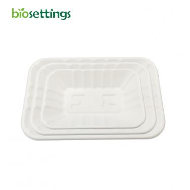 PFAS Free Compostable Plates Elegant Disposable Dinner Plates Heavy-Duty Quality