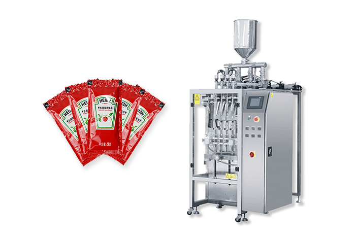 4 lane Sauce stick packaging filling machine automatically for liquid