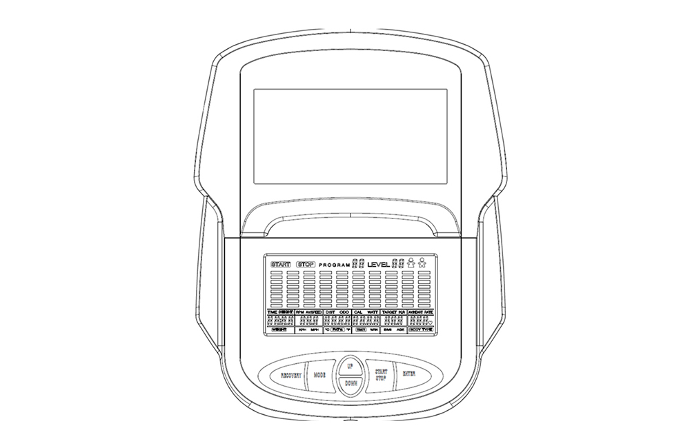 Classic Series Elliptical Machine Computer Basic Functions Introduction