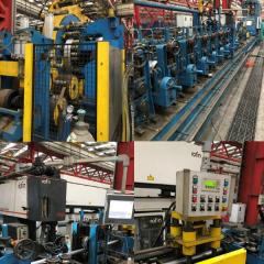 Second-hand equipment 2" laser welding producing line for stainless steel pipe