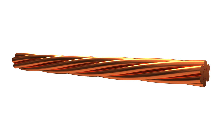 Conductor trenzado de cobre desnudo o estañado (TJ, TJX)