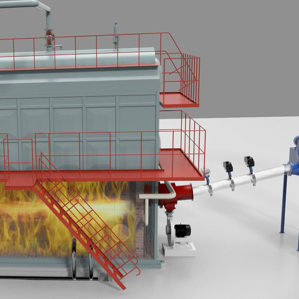 Powermax Biomass Carbon Gasification Boiler System (Wood chips)
