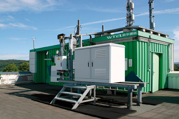 Мобильный контейнерный центр обработки данных контейнерного типа W-TEL-BTS-серии