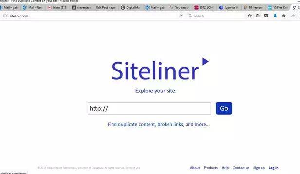 Siteline查找重复的内容、断链