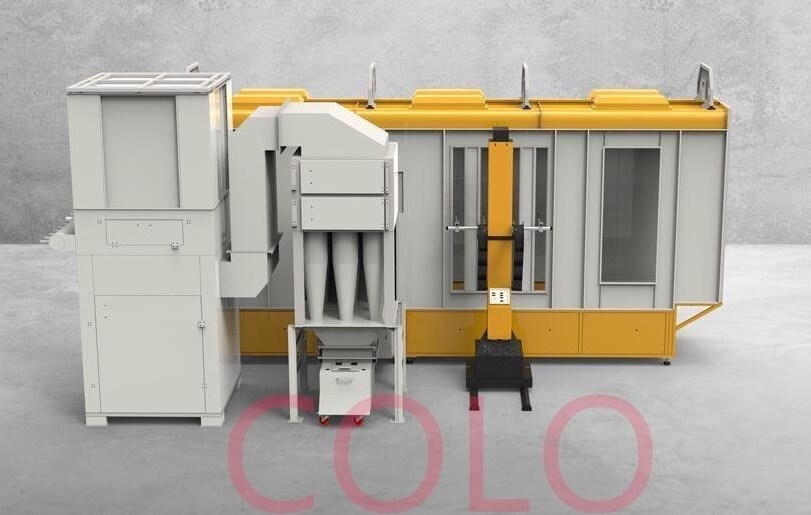 powder coating booth cyclone