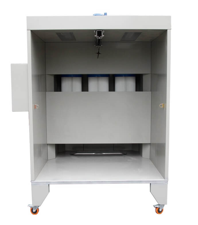 manual powder coating booth