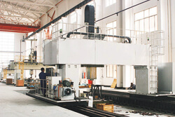 Moving gantry boring& milling machining center