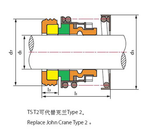 Manufacturer - Quality TS T2 Machined Mechanical Seal（Replace