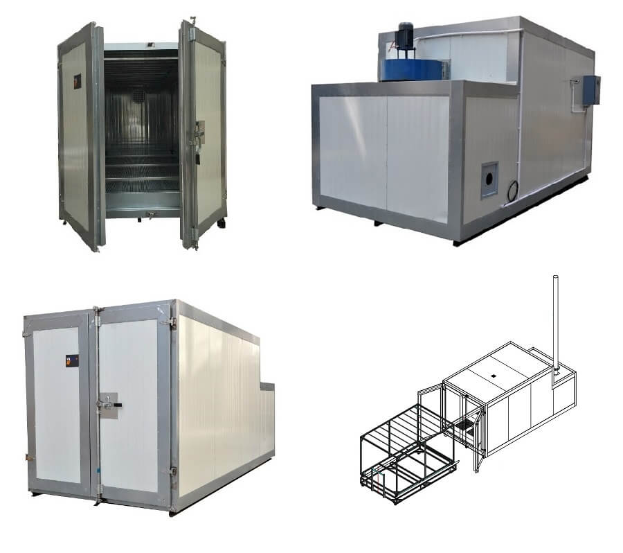 diesel powder coating oven