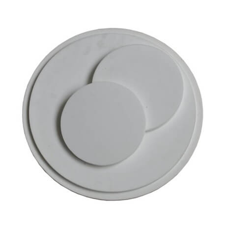 fluidizing plate for powder hopper