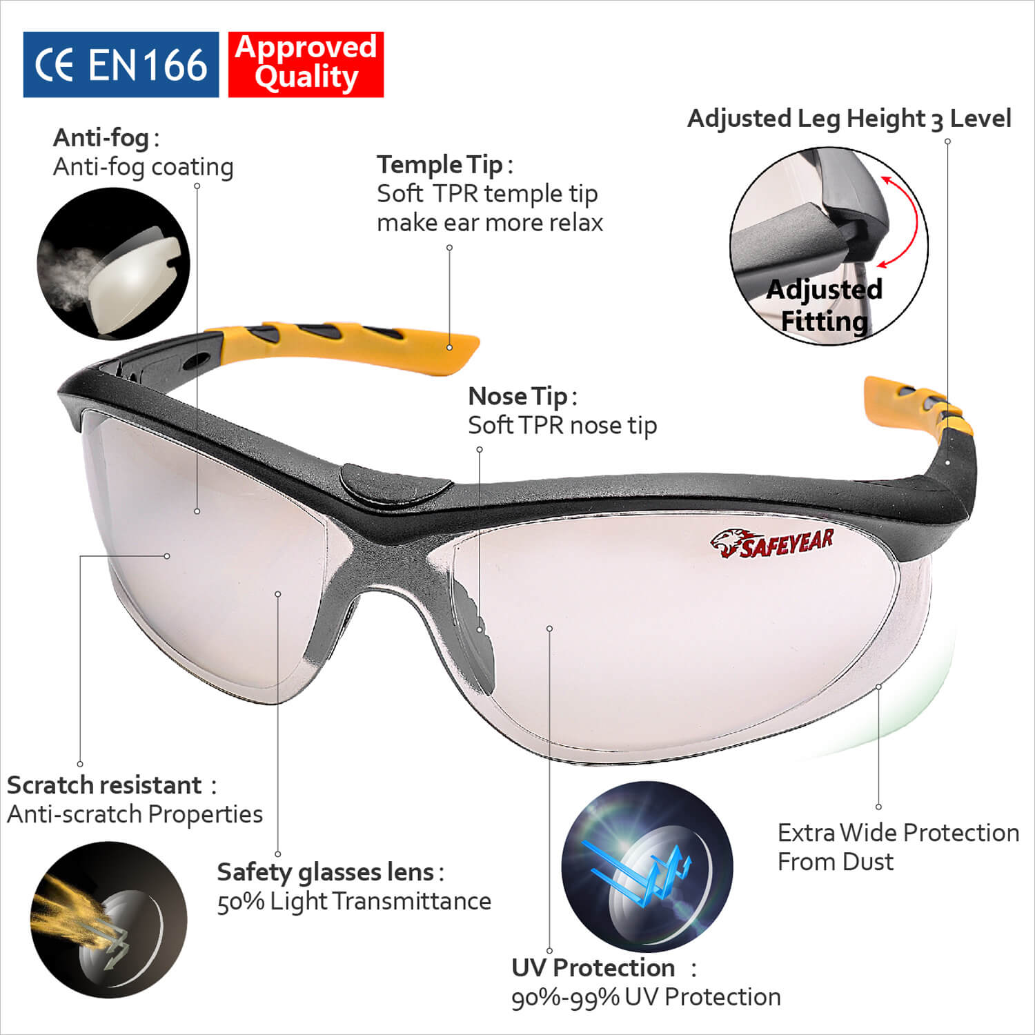 Experienced supplier of highqualitysafetyglassessg004