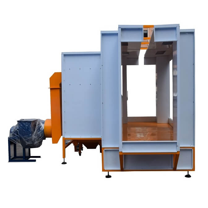 tunnel powder coating booth