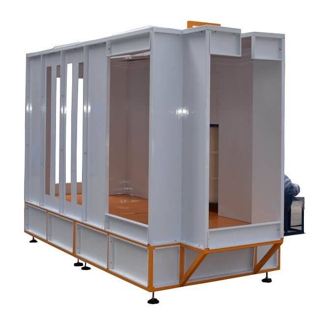 powder coating spray booth