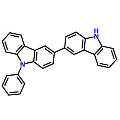  9-Phenyl-9H,9'H-[3,3']bicarbazolyl_CAS:1060735-14-9_C30H20N2