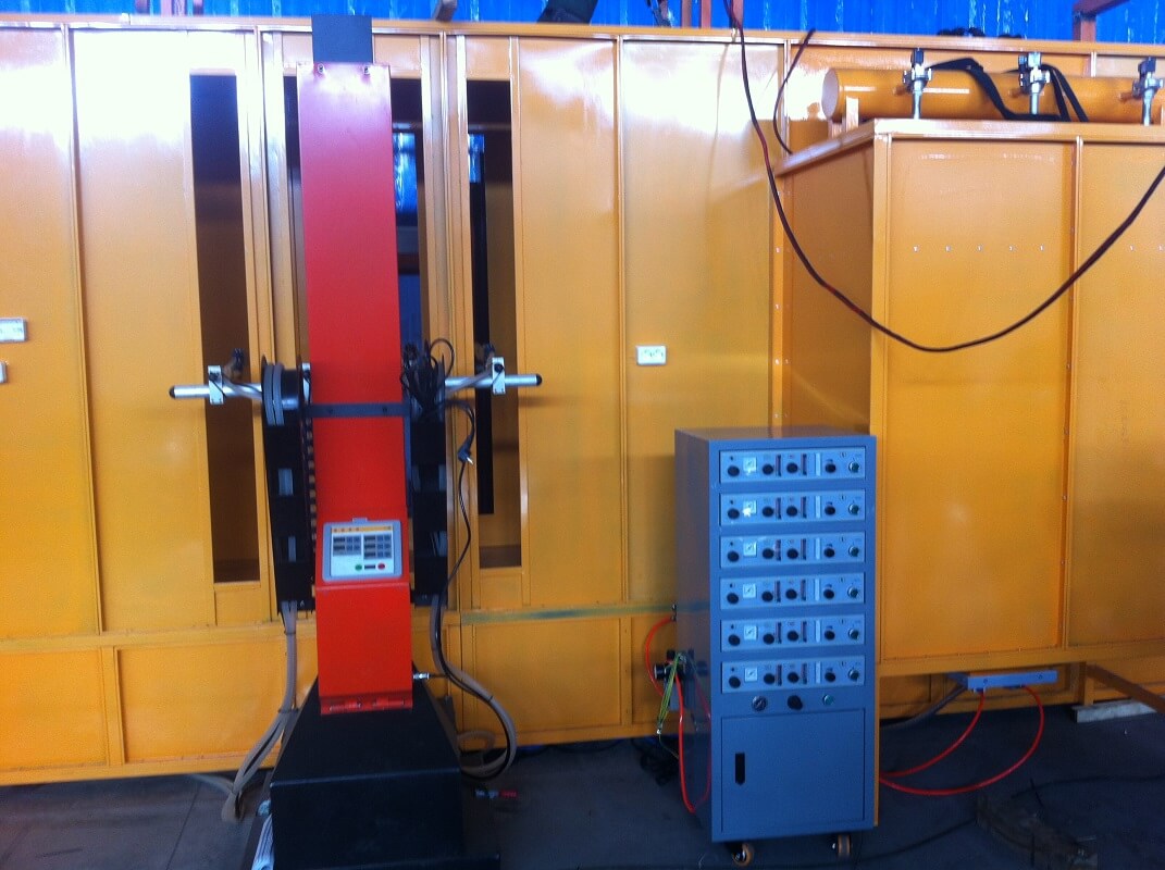 automatic powder coating booth