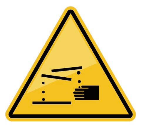 Warning signs for falling film evaporator