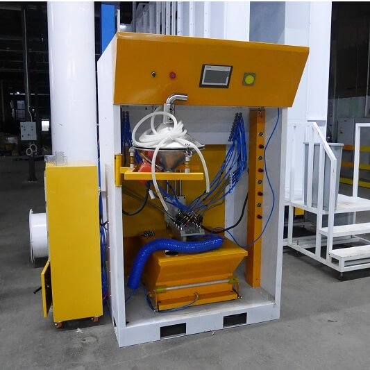 automatic powder coating recycling