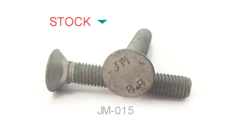 carriage bolt on stock