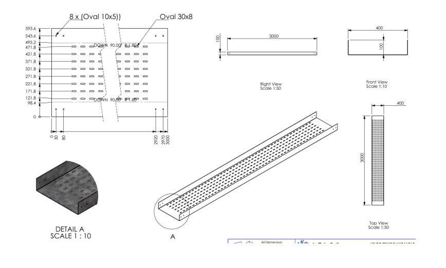 Experienced Supplier Of Cable Tray Roll Forming Machine,100-600 Cable 