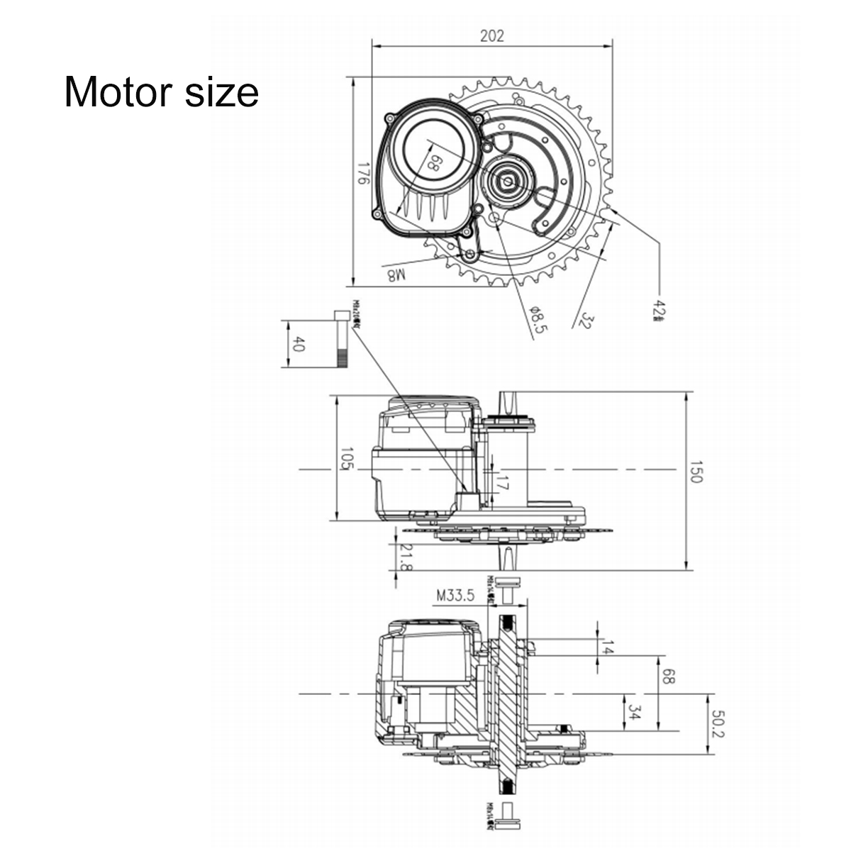 Experienced supplier of 36V Middle Motor